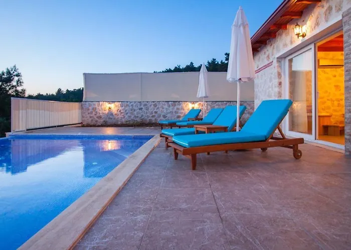 Villa Secluded Private Pool Jakuzzi In Uzumlu Village *